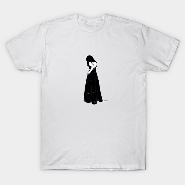 in to the night T-Shirt by MOKO